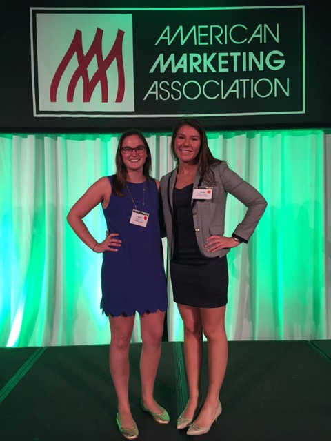 Molly Giudice ’18 at the AMA Conference.