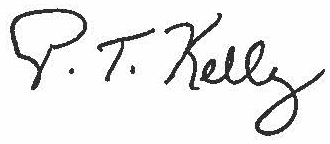 Pat Kelly Signature