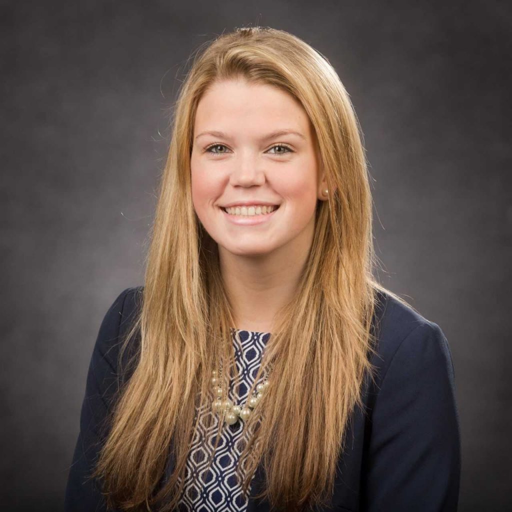 A headshot of Abby White '18.