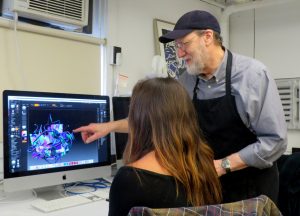 Professor James Janecek of the Providence College Studio Art Department.