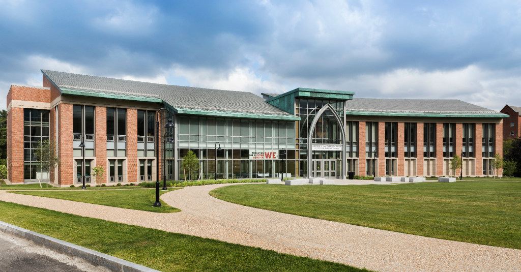 AFTER: The new Arthur F. and Patricia Ryan Center for Business Studies at Providence College. / PHOTOS COURTESY PROVIDENCE COLLEGE