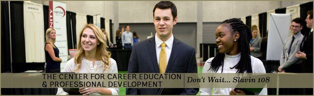 Career Education & Professional Development banner