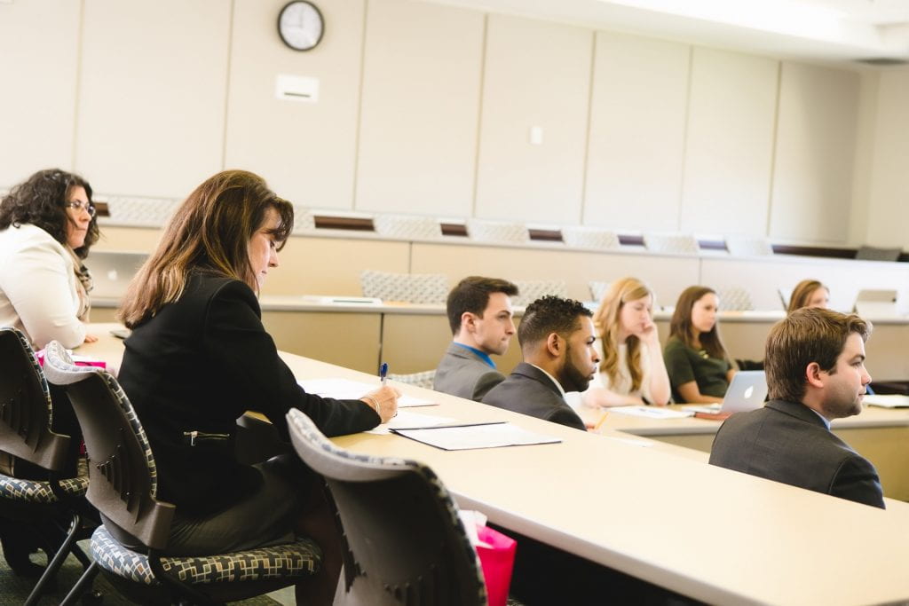 students in a classroom