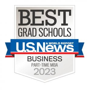 US News Best Part-Time MBA Program Badge