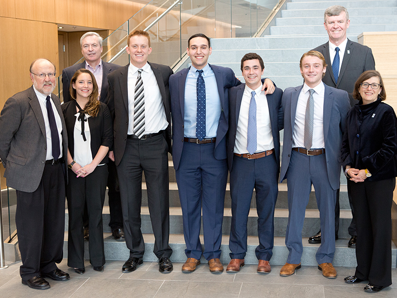 Michael Smith Ethics Case Competition Second-Place Team