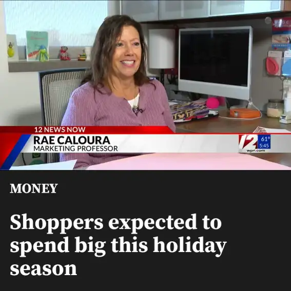 Rae Caloura, MBA '94G, discusses 2024 holiday shopping